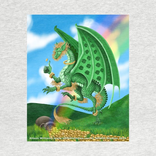 Lucky the St. Patrick's Day Dragon by SillWill Studios